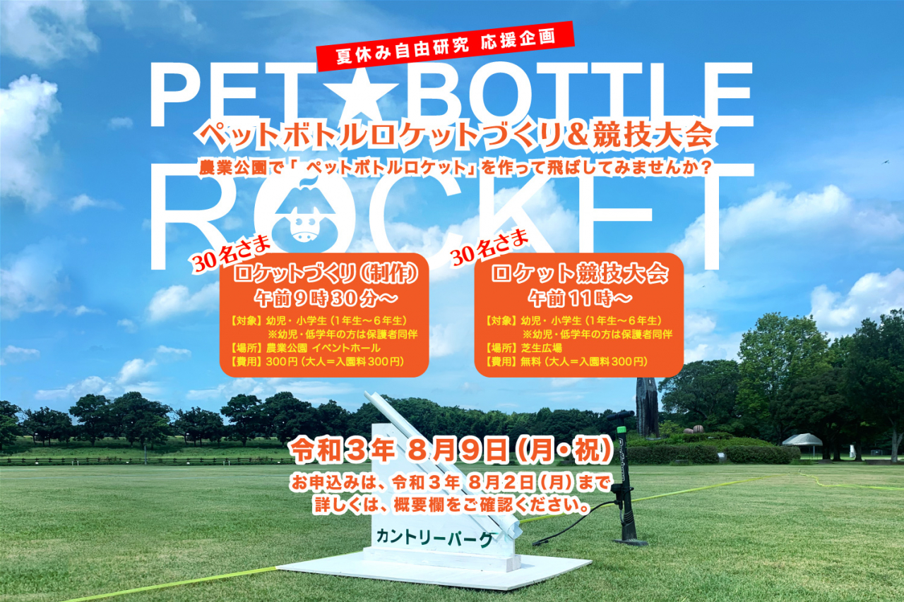 第3回ペットボトルロケット　づくり＆競技大会